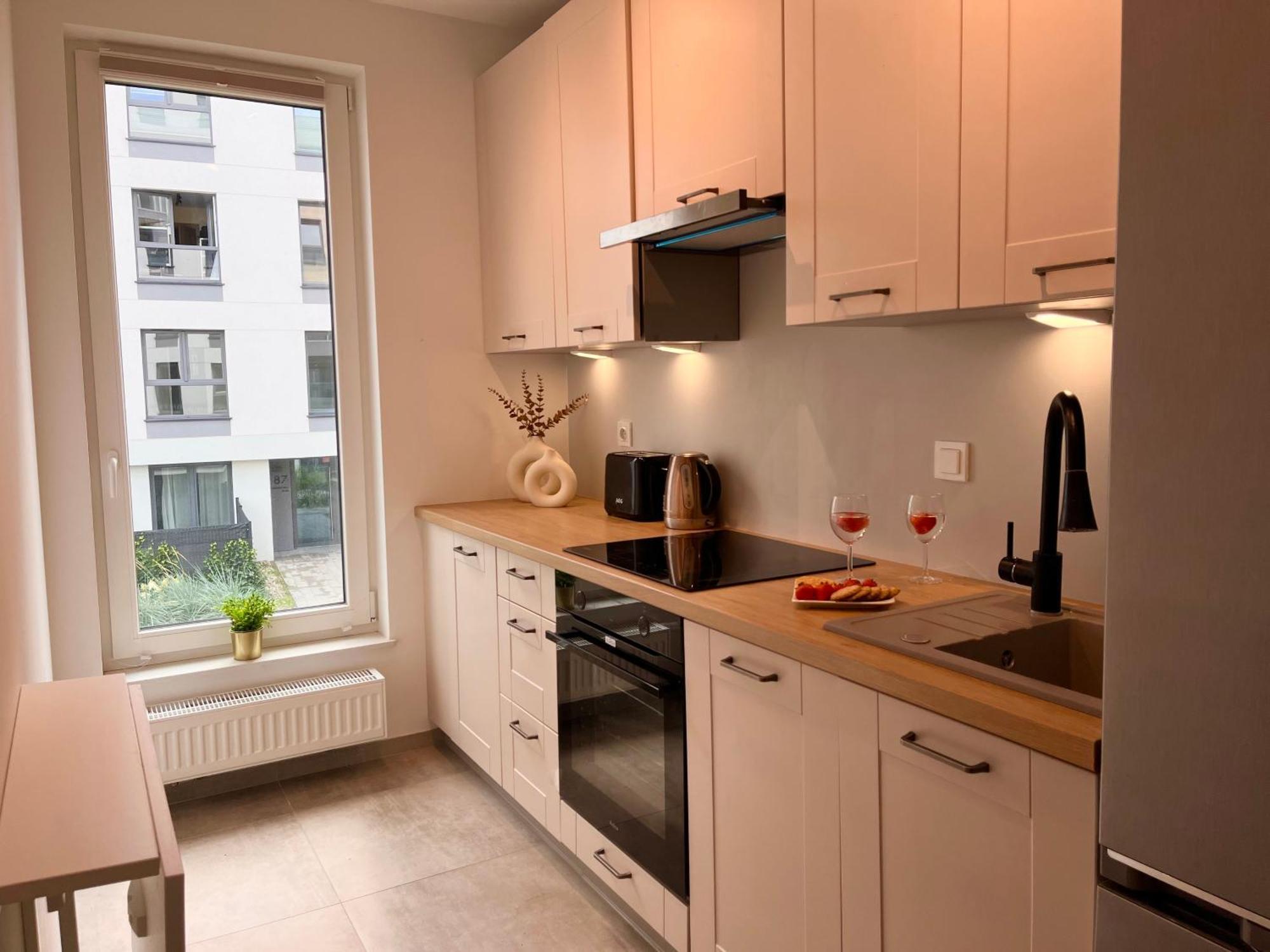 Ina Rent - Przystan Letnica Apartment กดัญสก์ ภายนอก รูปภาพ