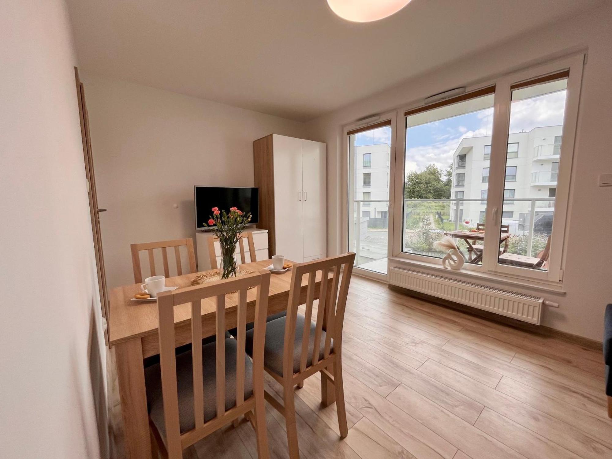 Ina Rent - Przystan Letnica Apartment กดัญสก์ ภายนอก รูปภาพ