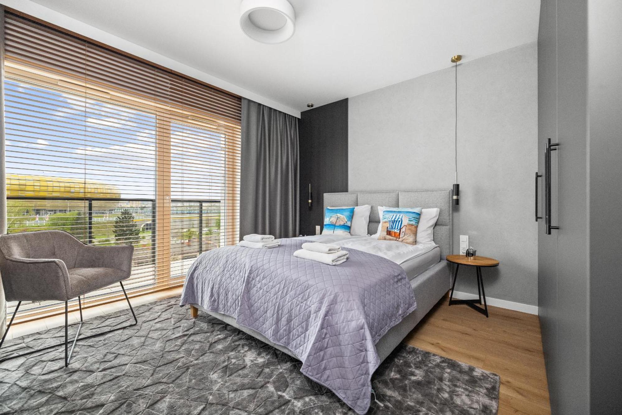Ina Rent - Przystan Letnica Apartment กดัญสก์ ภายนอก รูปภาพ