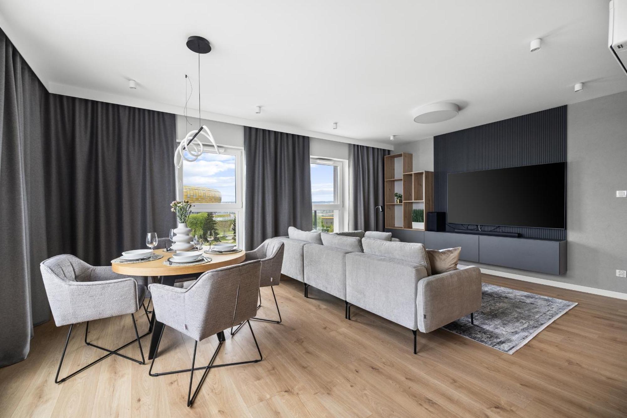 Ina Rent - Przystan Letnica Apartment กดัญสก์ ภายนอก รูปภาพ