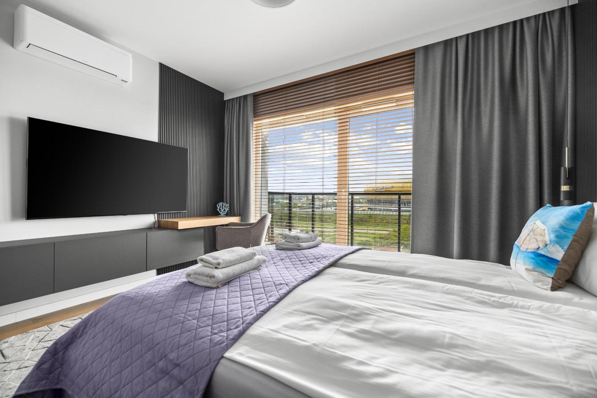 Ina Rent - Przystan Letnica Apartment กดัญสก์ ภายนอก รูปภาพ